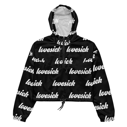 Women’s LOVESICK cropped windbreaker