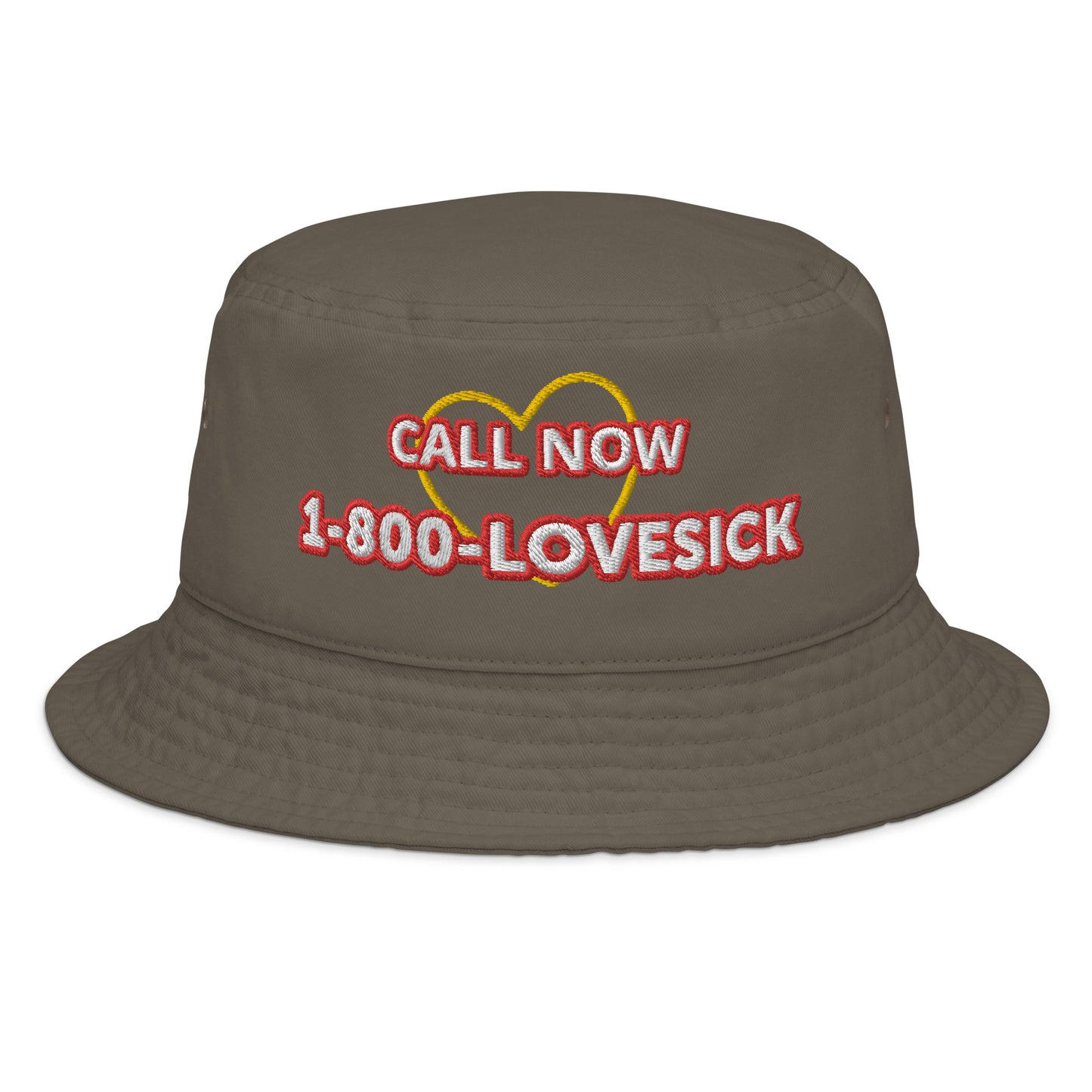 1-800-LOVESICK Fashion bucket hat