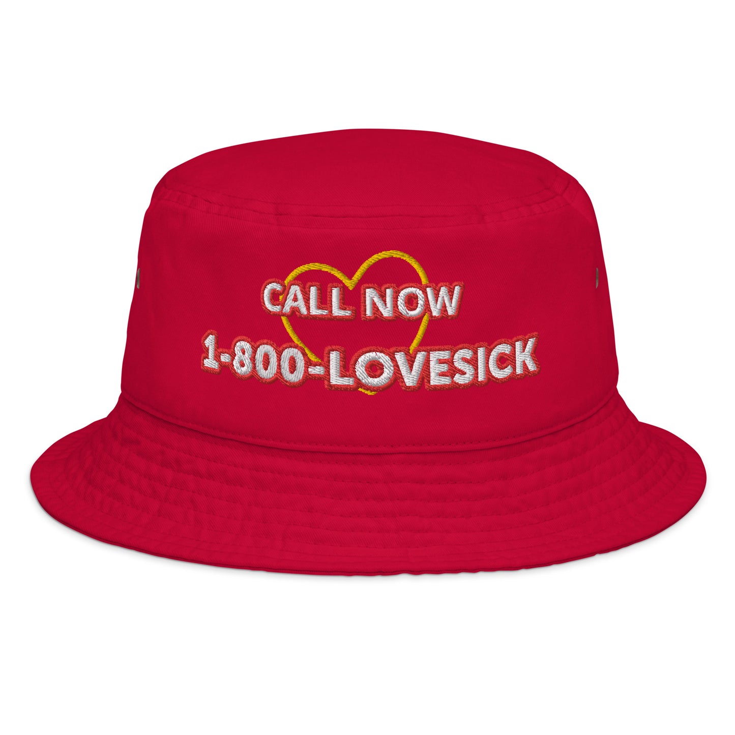 1-800-LOVESICK Fashion bucket hat