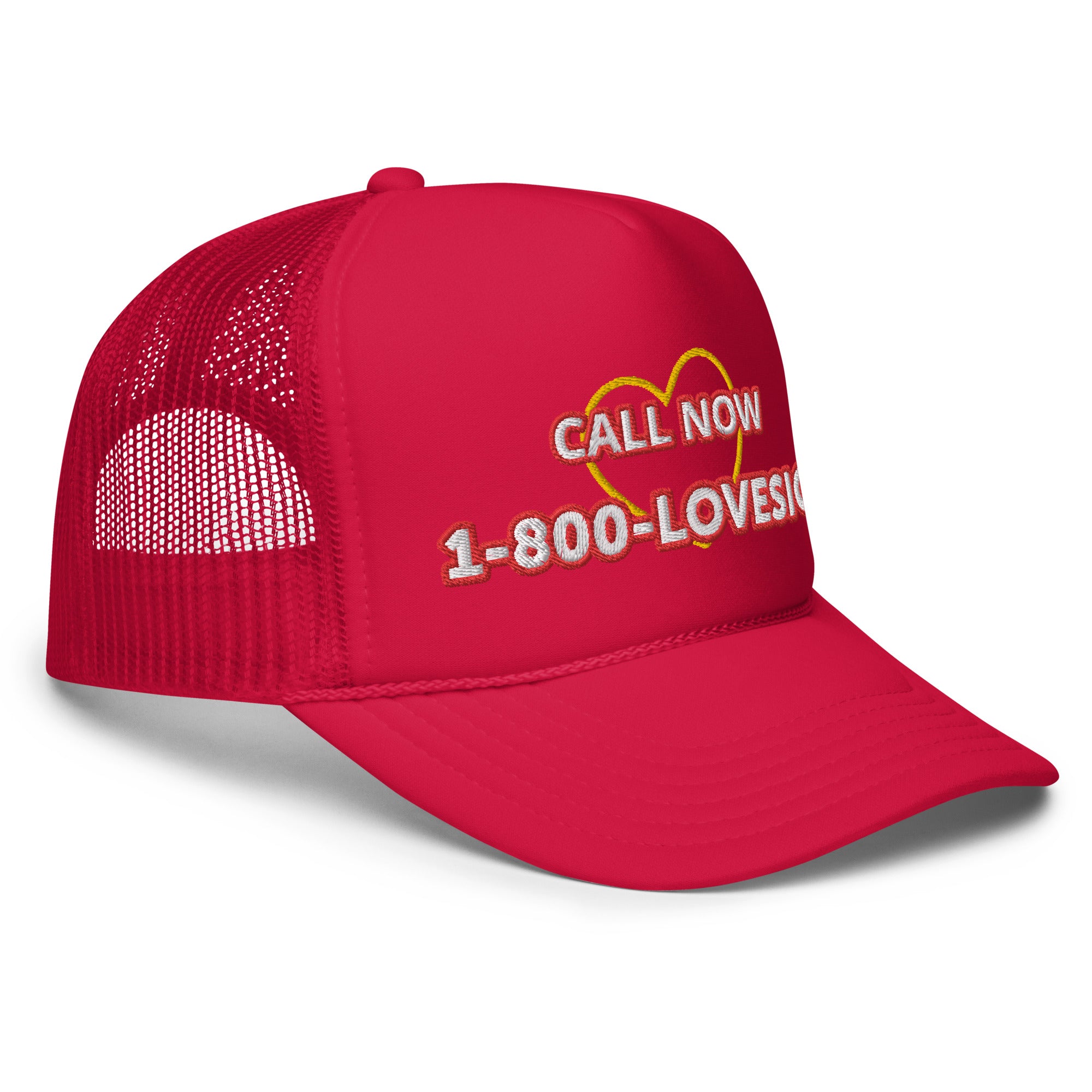 Outlet Lovesick red trucker hat