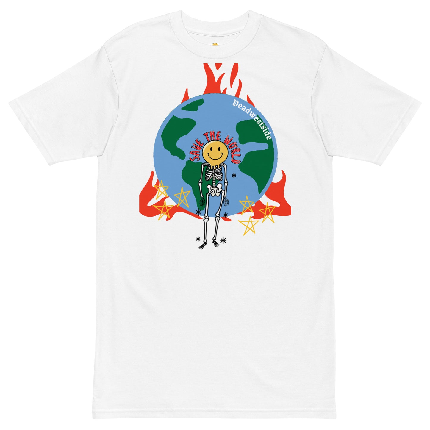 "Save the World" heavyweight tee