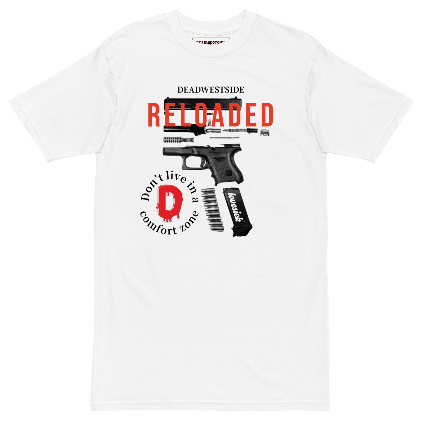 Reloaded Men’s premium heavyweight tee